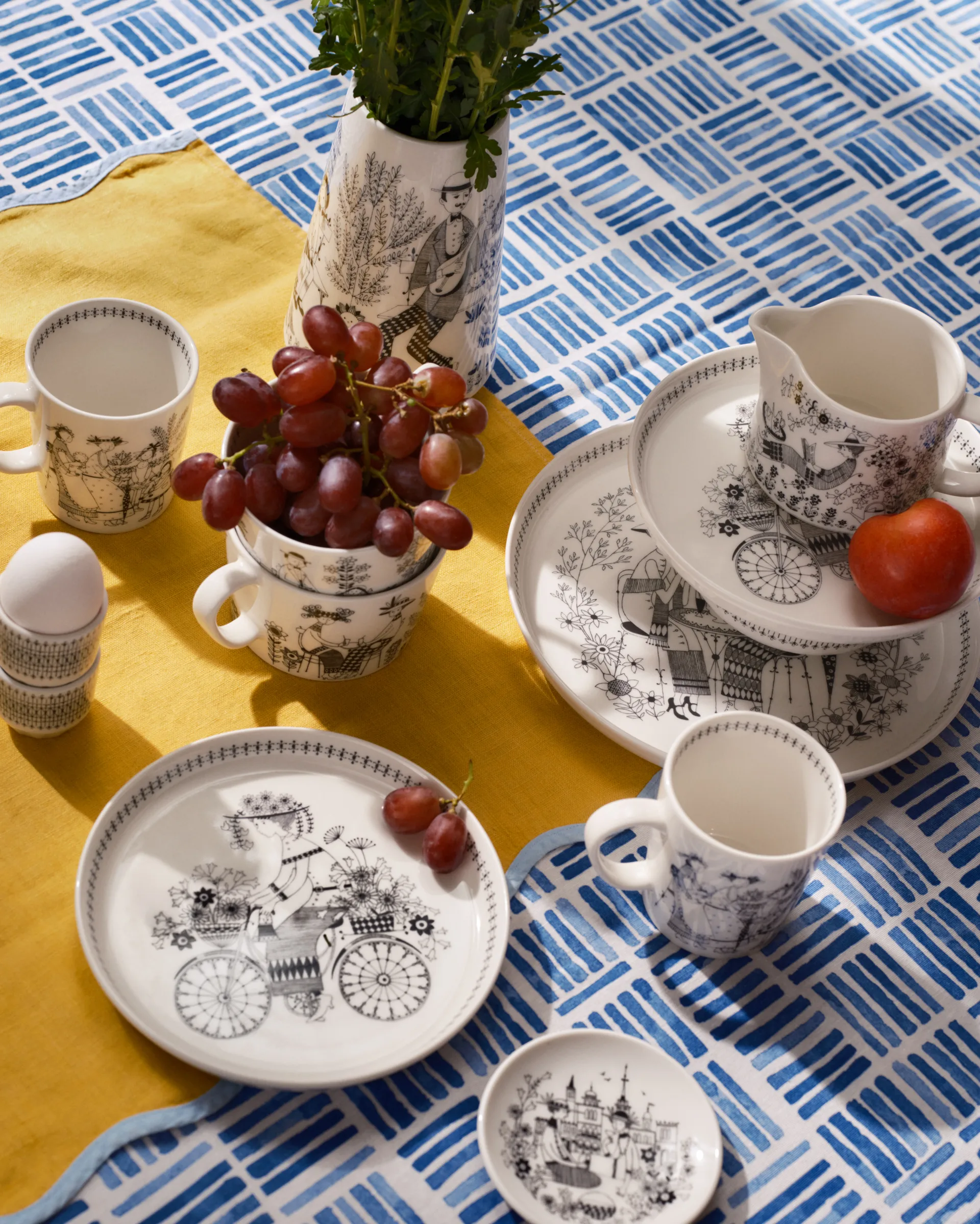 Emilia kannu 35 cl, Musta-valkoinen Arabia