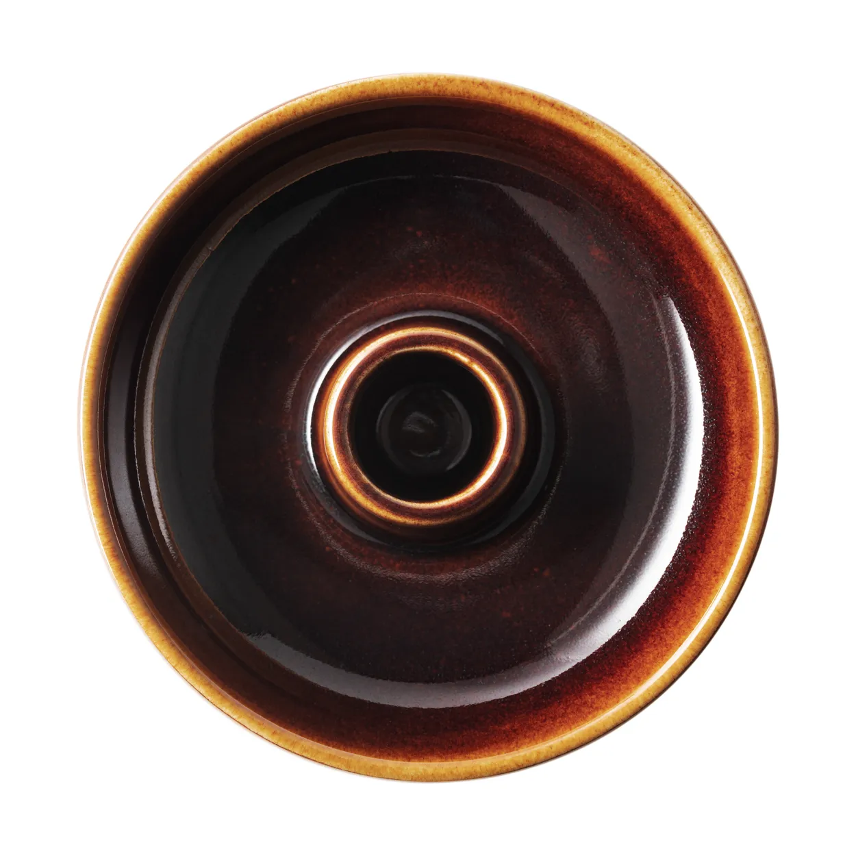 Arabia Kirnu kynttilänjalka Ø11x3,5 cm Ruskea