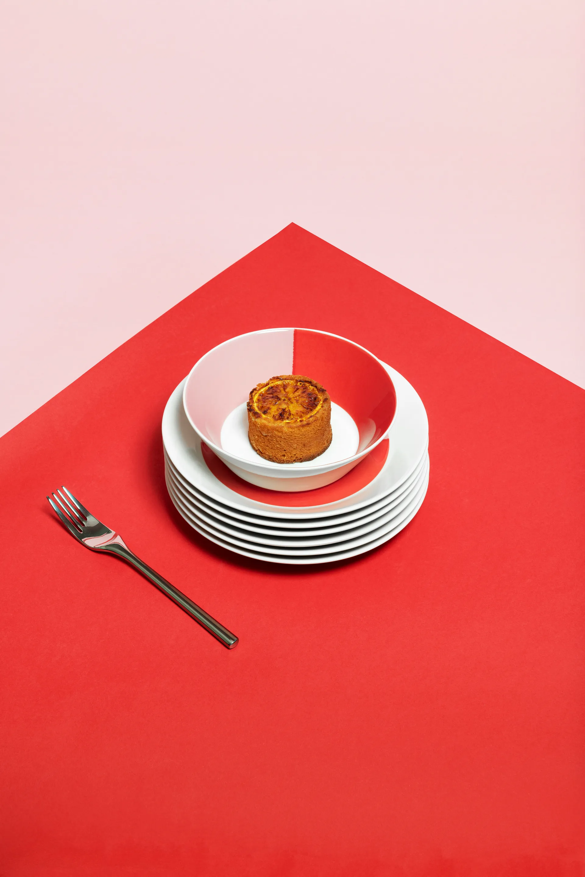 Vuokko kulho Ø17 cm, 2-väri rosa-punainen Arabia