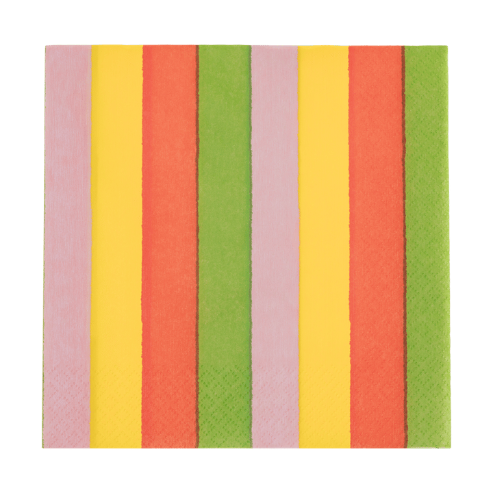 Vuokko paperinen lautasliina 33x33 cm 20-kpl pakkaus - Pieni 4-raita - Arabia