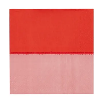 Vuokko paperinen lautasliina 33x33 cm 20-kpl pakkaus - Pink-red - Arabia