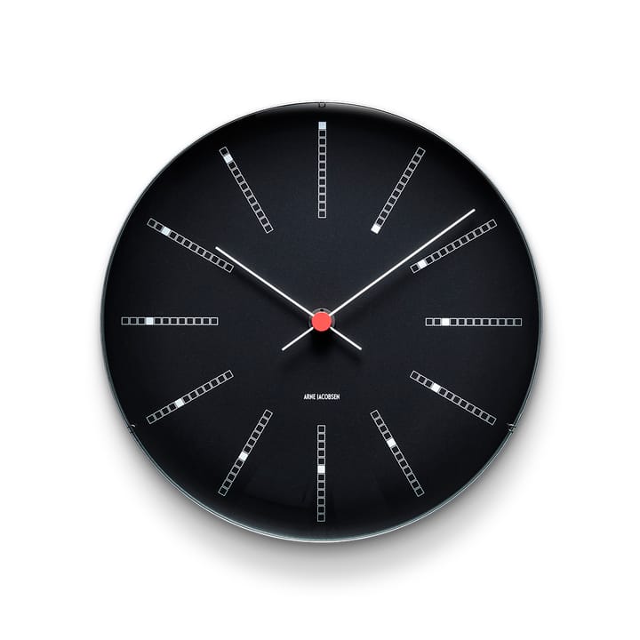 AJ Bankers seinäkello musta, Ø 29 cm Arne Jacobsen Clocks