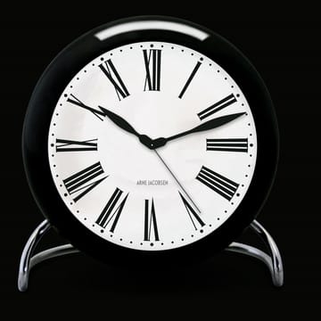 AJ Roman pöytäkello - musta - Arne Jacobsen Clocks