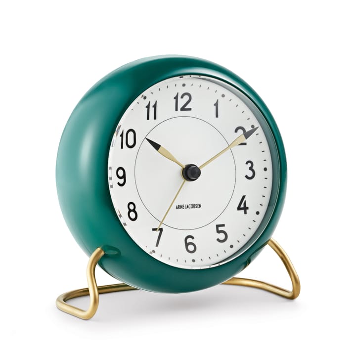 AJ Station pöytäkello vihreä - vihreä - Arne Jacobsen Clocks