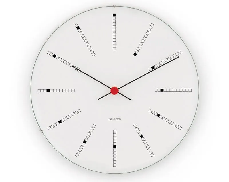 Arne Jacobsen Clocks Arne Jacobsenin Bankers kello Ø 480 mm