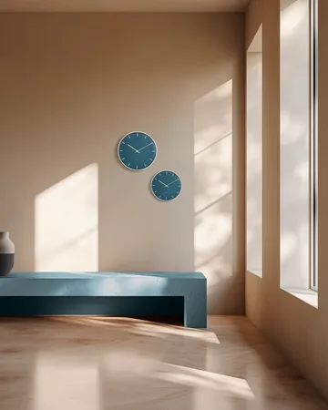 Arne Jacobsenin City Hall kello - Sininen, Ø21 cm - Arne Jacobsen Clocks