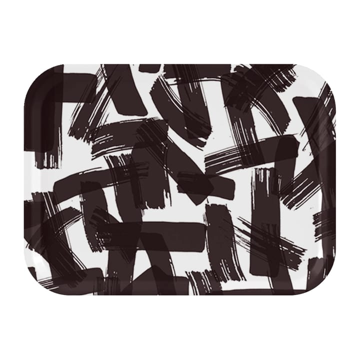 Kryss tarjotin 20 x 27 cm - Black-white - Åry Home