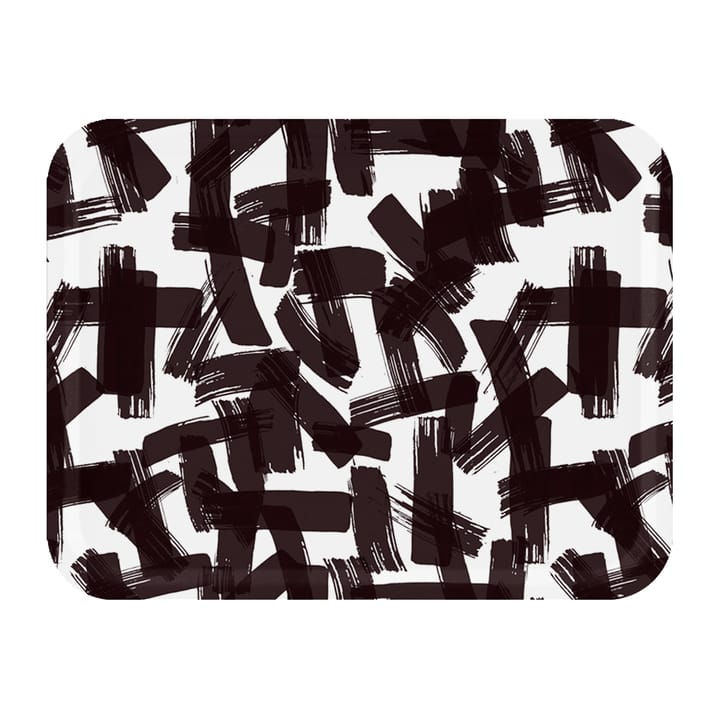 Kryss tarjotin 33 x 43 cm, Black-white Åry Home