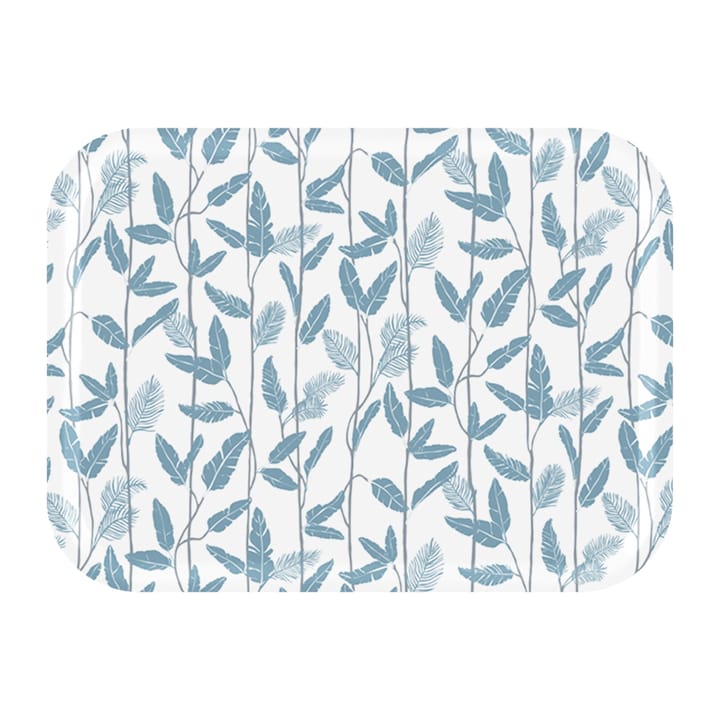 Mougli Blue -tarjotin 20 x 27 cm - Blue-white - Åry Home