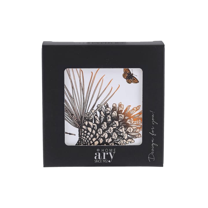 Pine Cone lasinalunen 6-pakkaus, Cotton white Åry Home