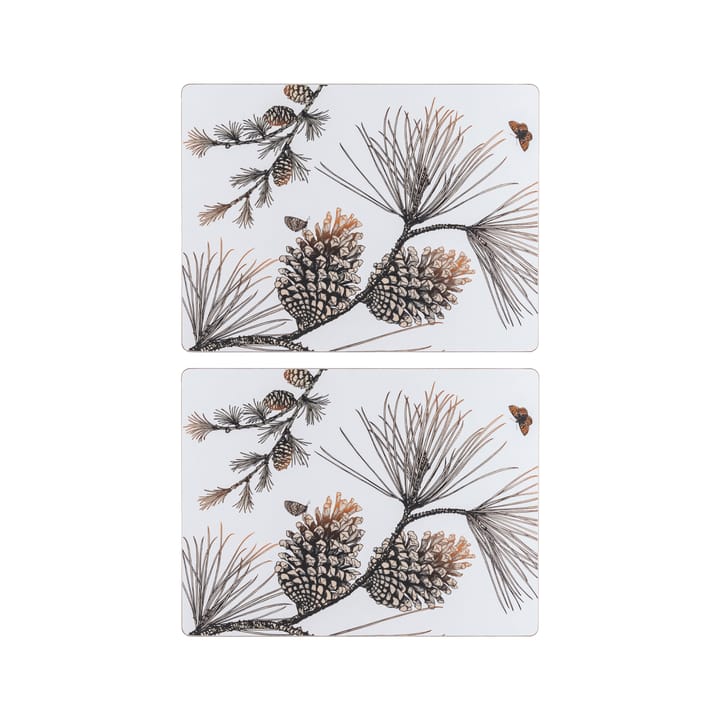 Pine Cone pöytätabletti 2-pakkaus, Cotton white Åry Home