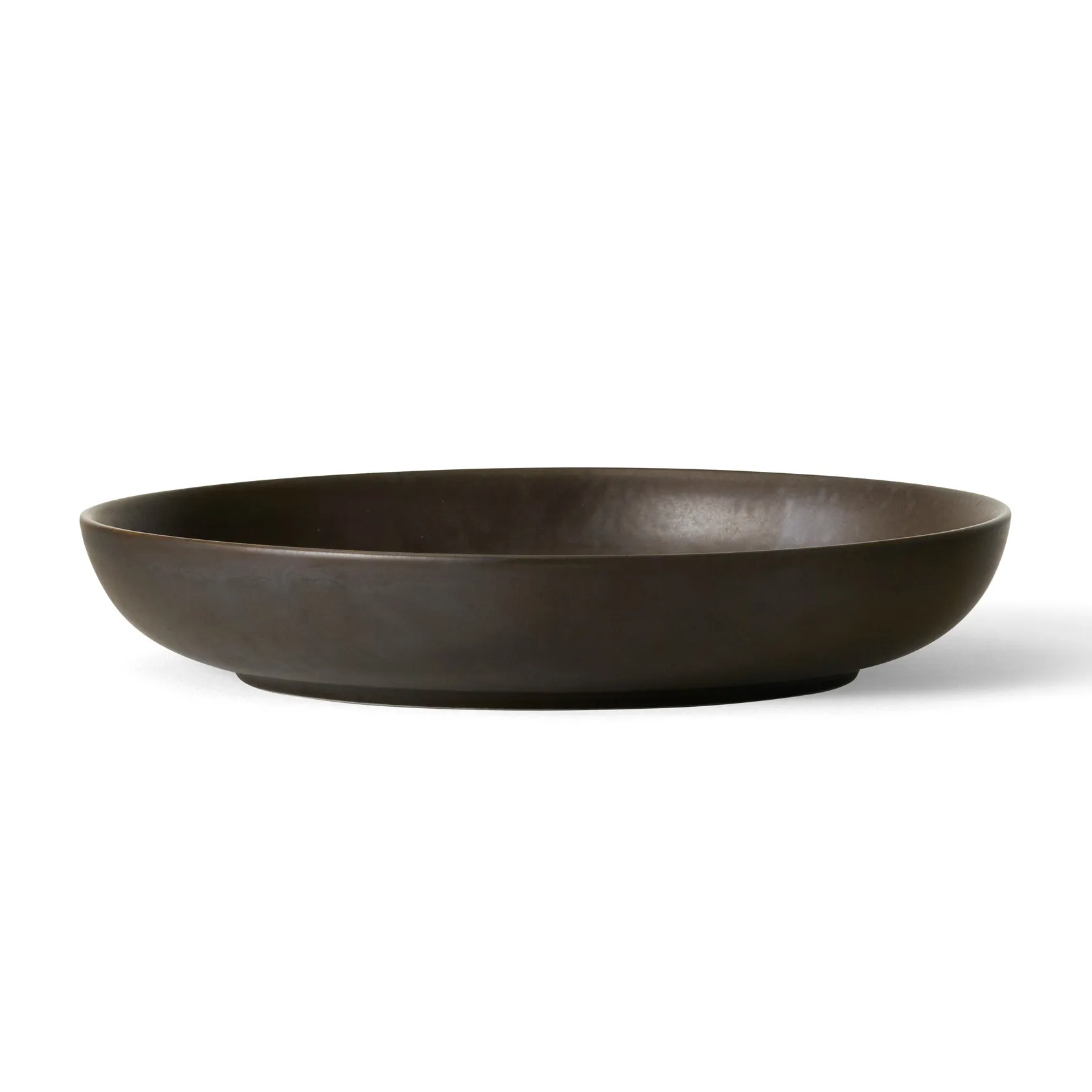 New Norm -lautanen Ø 21 cm, Tummaksi lasitettu Audo Copenhagen