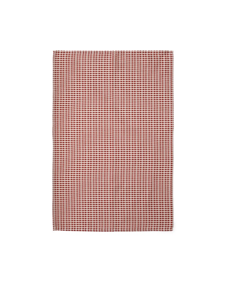 Troides keittiöpyyhe 40 x 67 cm 2-pakkaus, Burnt sienna-white Audo Copenhagen