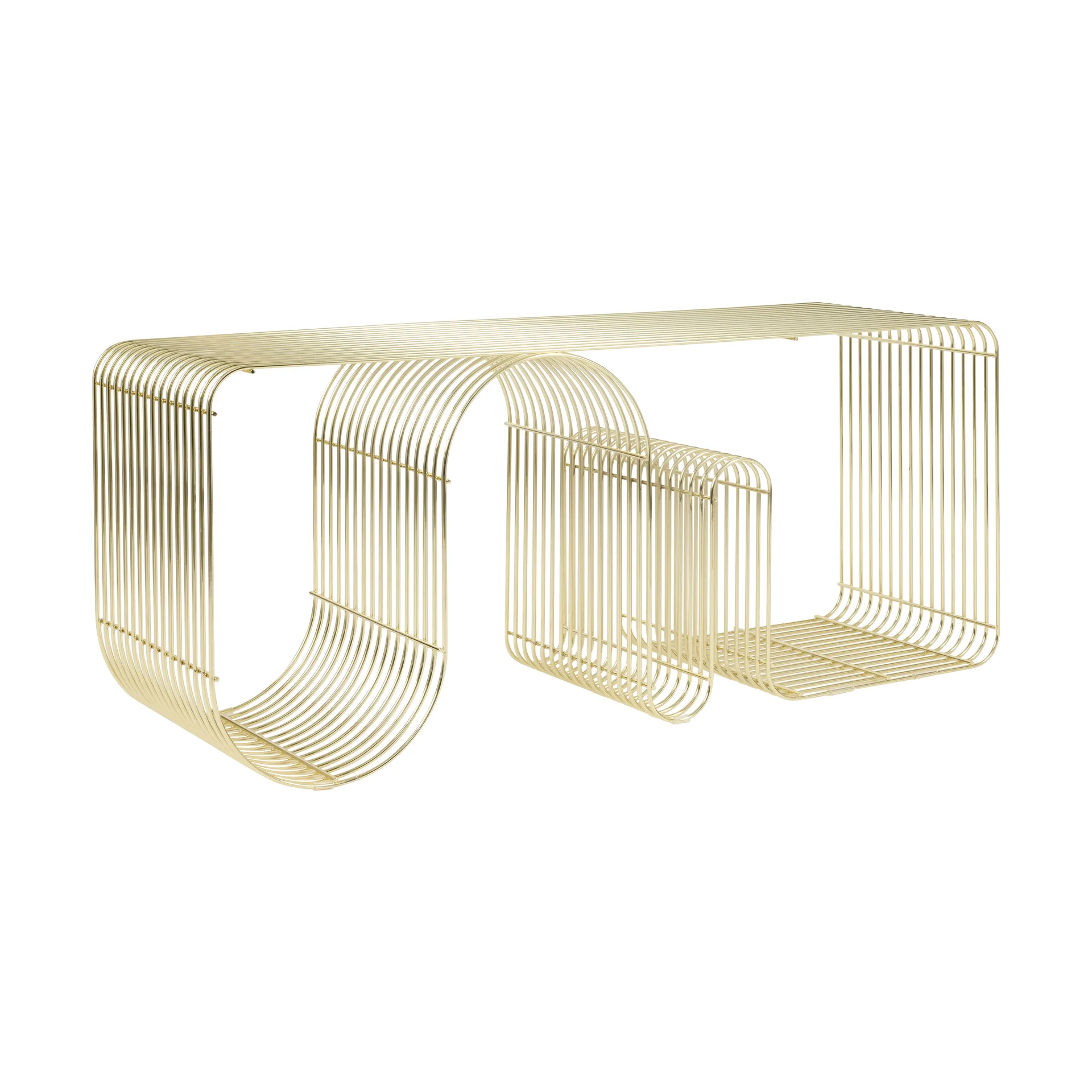 Curva-istuinpenkki 100 cm, Kulta AYTM