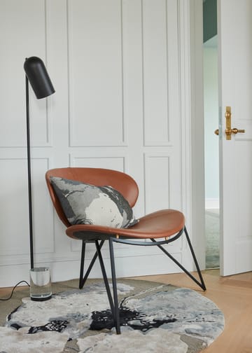 Floreo-matto Ø130 cm - Harmaa-valkoinen - AYTM