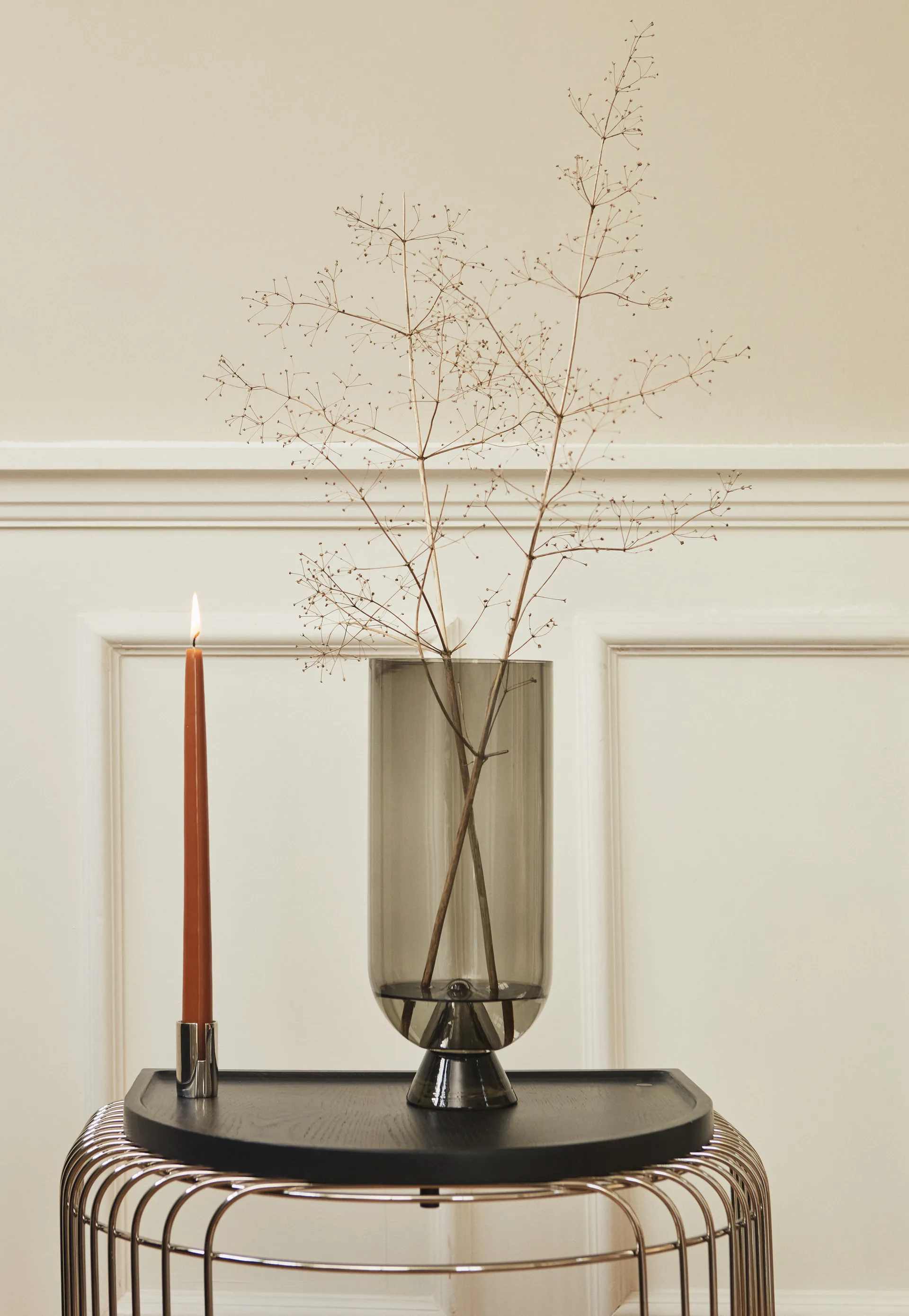 Glacies maljakko 29 cm, Musta AYTM