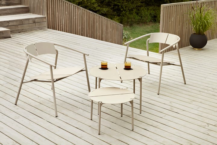 NOVO loungepöytä Ø50x35 cm, taupe AYTM