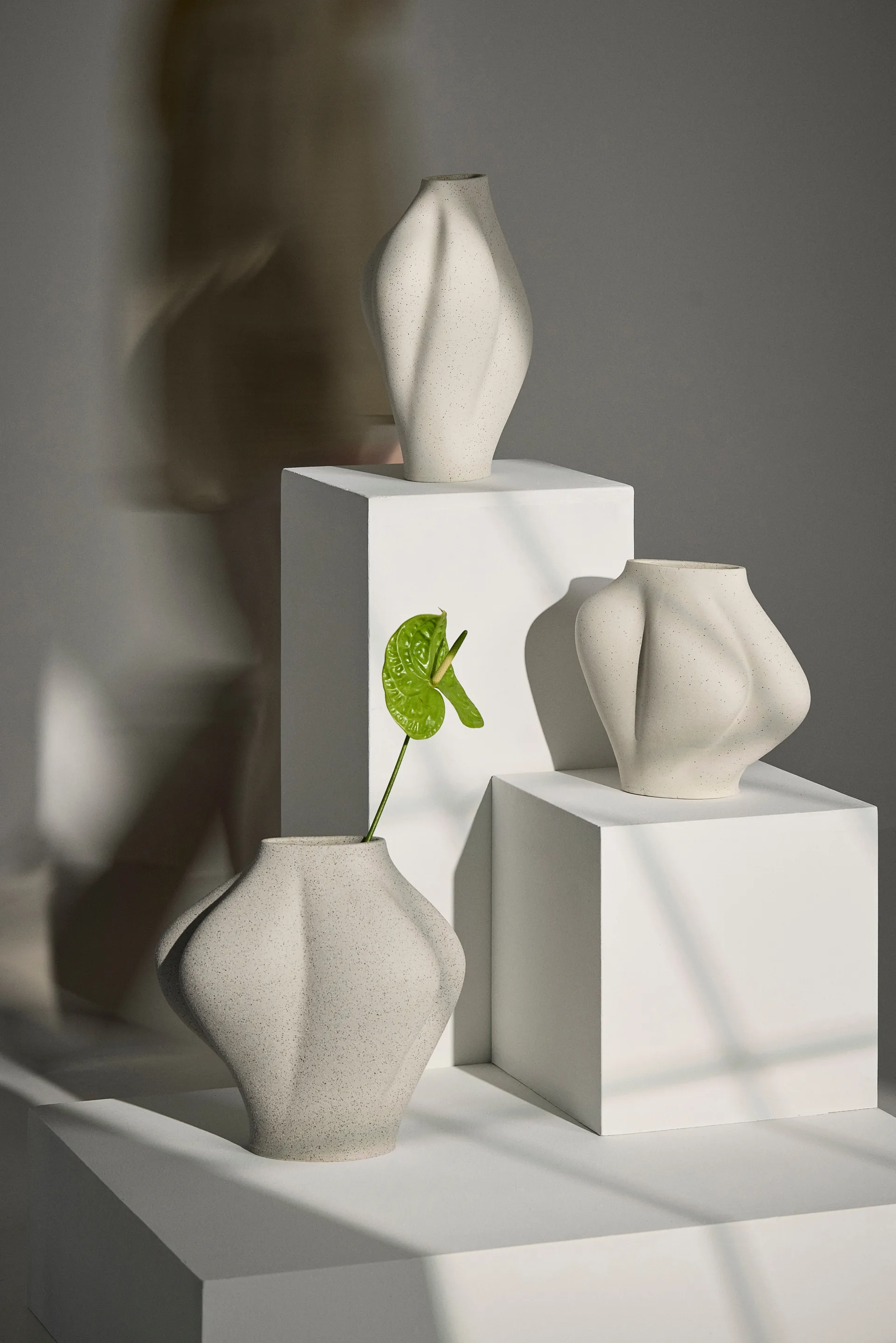 Saltare maljakko, Cream, Ø15x25 cm AYTM