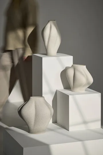 Saltare maljakko - Taupe, Ø13,8×30 cm - AYTM