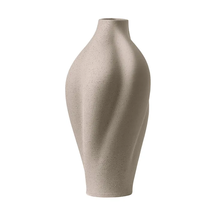 Saltare maljakko - Taupe, Ø17×35 cm - AYTM