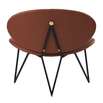 Semper loungetuoli - Black-cognac - AYTM