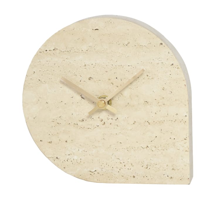 STILLA kello 15,8 x 16 cm, Travertine AYTM