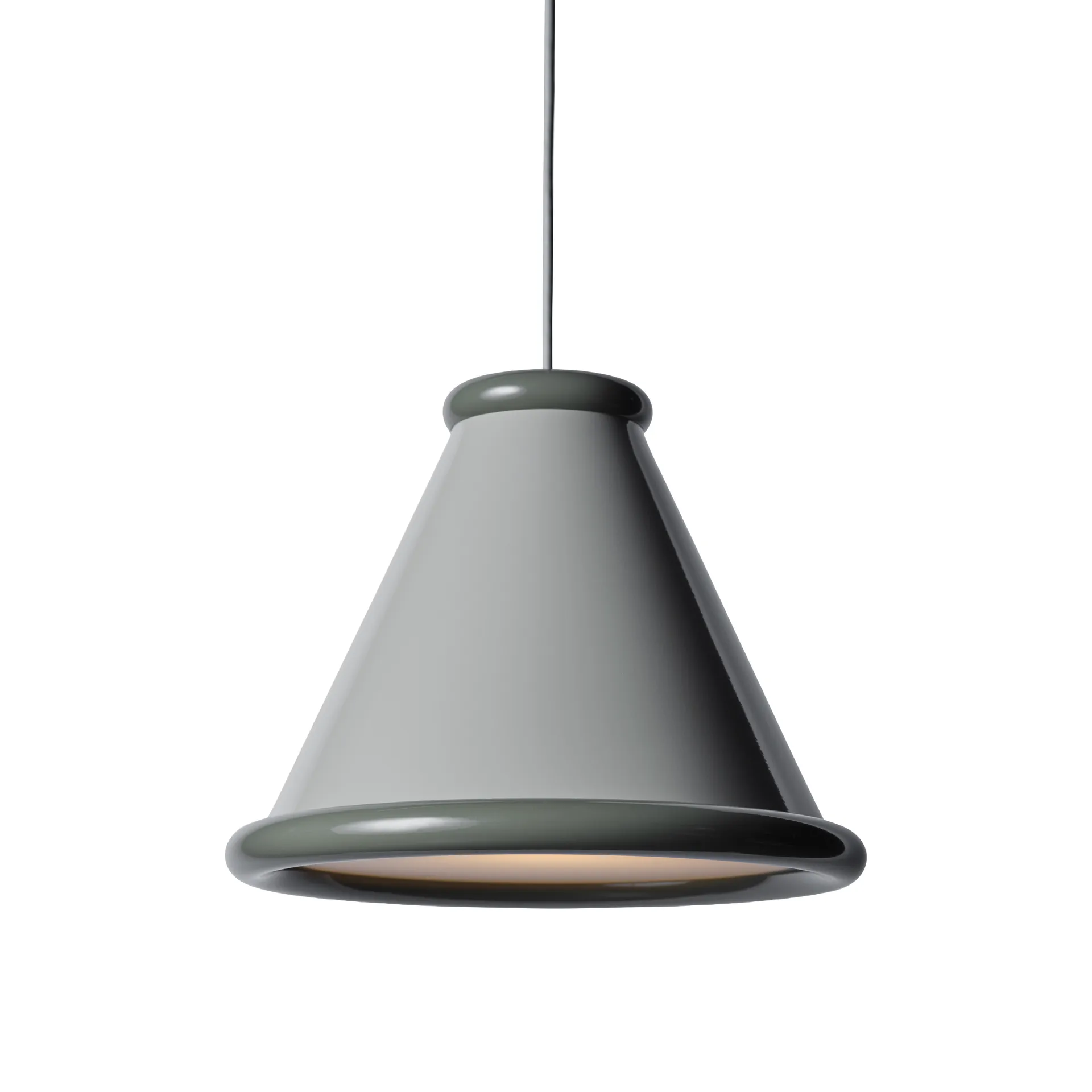 Belle riippuvalaisin Ø36 cm, Pepple grey-moss harmaa Belid