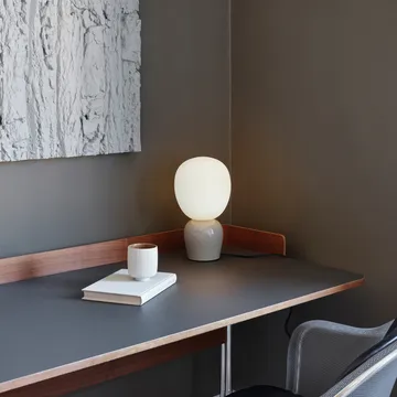 Buddy pöytävalaisin opaalilasi - Pehmeä greige - Belid