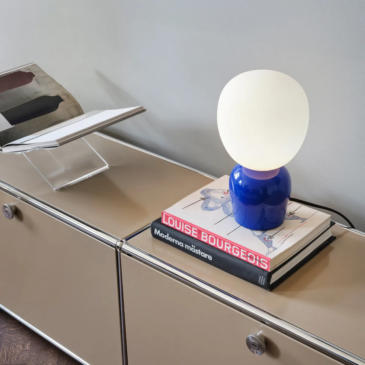 Buddy pöytävalaisin opaalilasi, Ultramariininsininen Belid