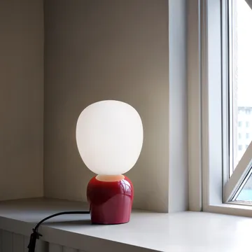 Buddy pöytävalaisin opaalilasi - Viininpunainen - Belid