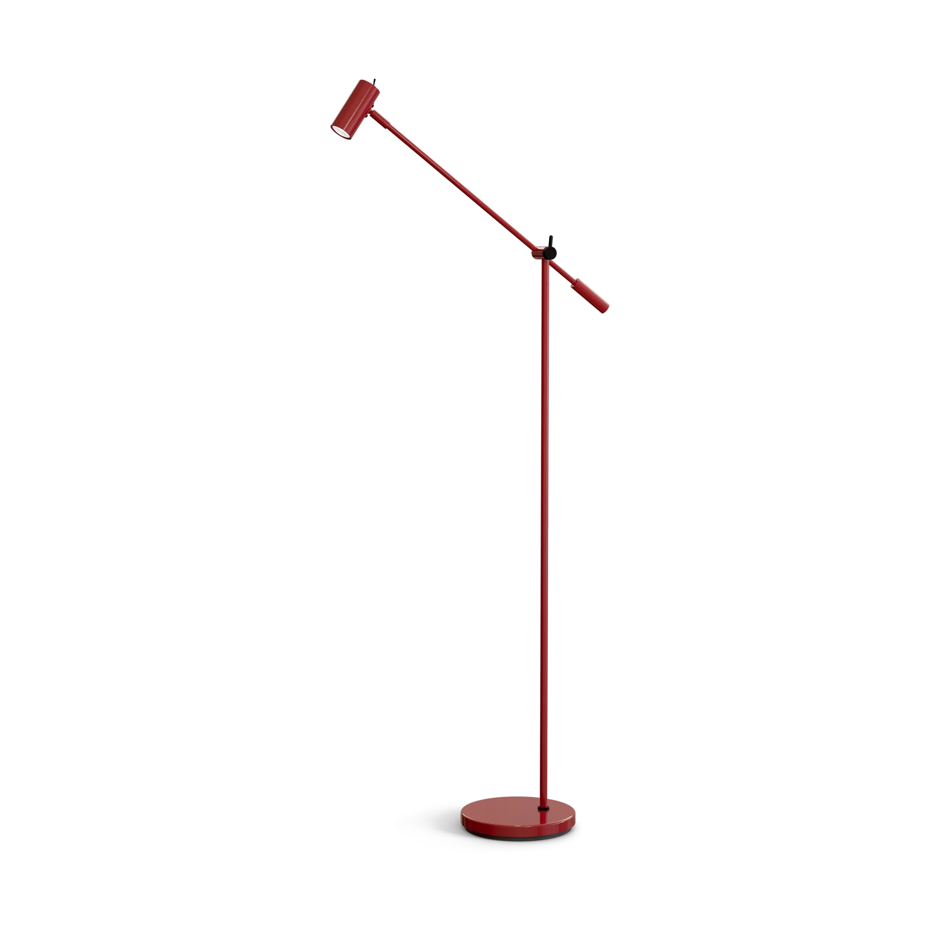 Cato lattiavalaisin 134 cm, Kiiltävä rubiininpunainen-mattamusta Belid