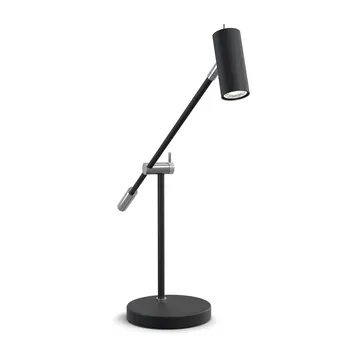 Cato pöytävalaisin 48,5 cm - Mattamusta-hopea - Belid