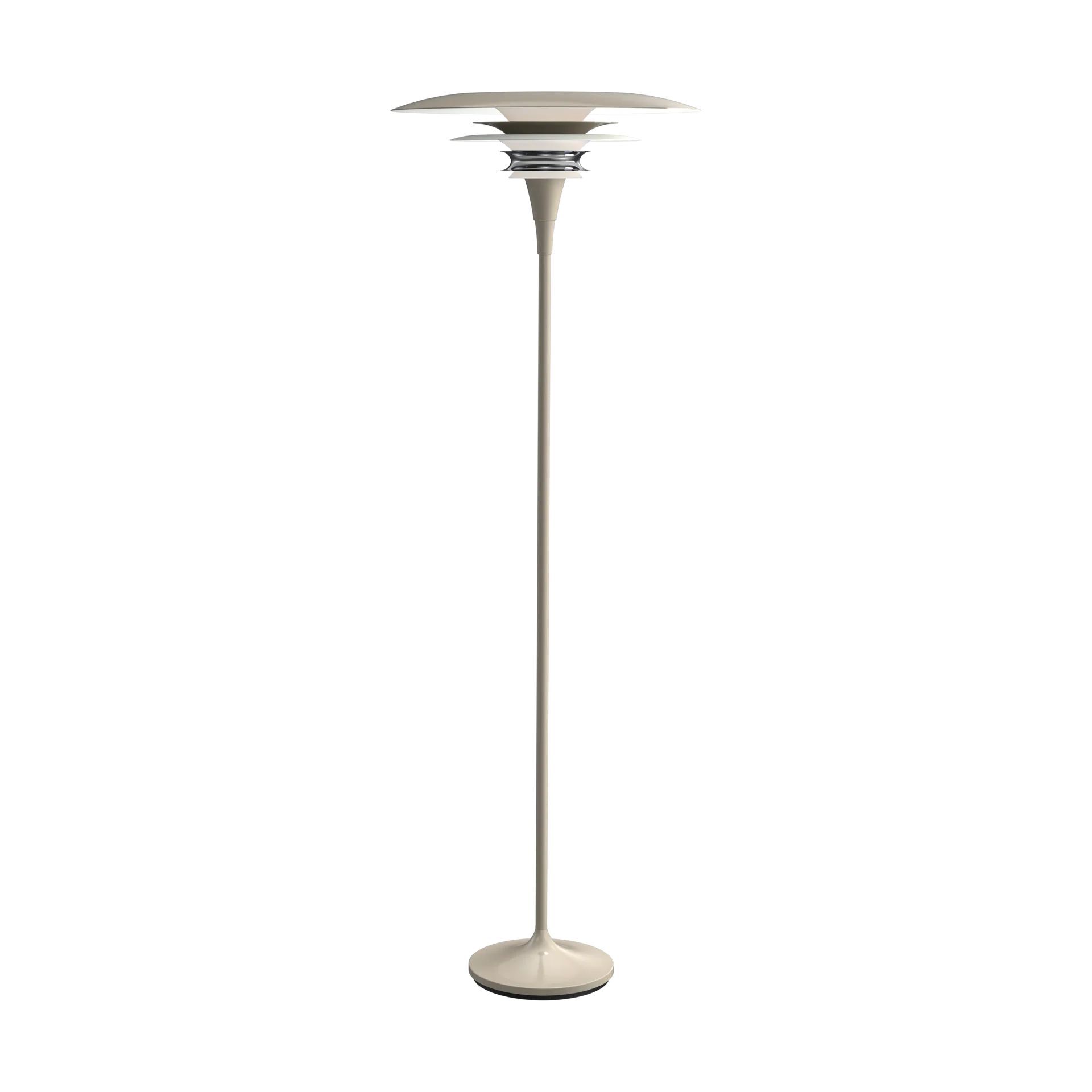 Diablo lattialamppu Ø 50 cm, Soft greige Belid