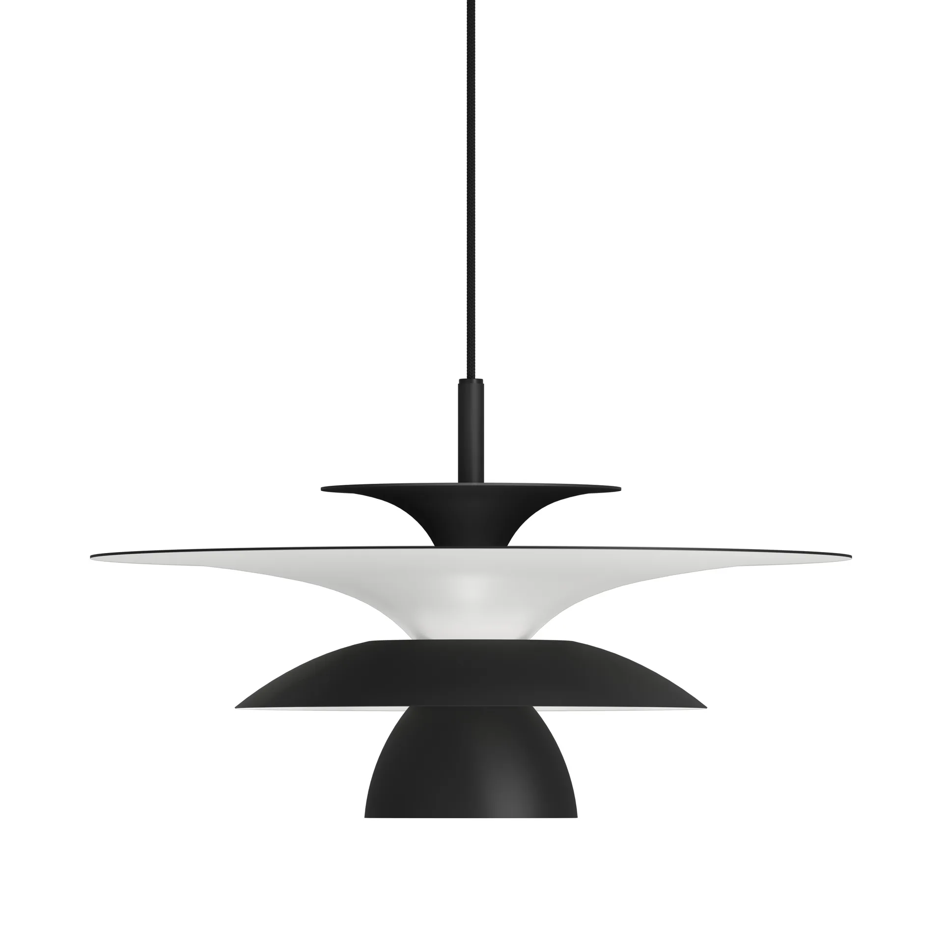 Picasso lamppu Ø38 cm, Mattamusta Belid