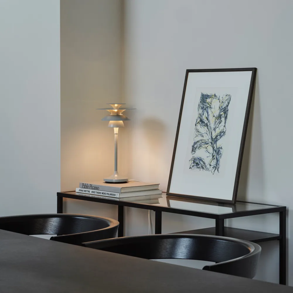 Picasso pöytävalaisin 34,8 cm, Jääsininen Belid