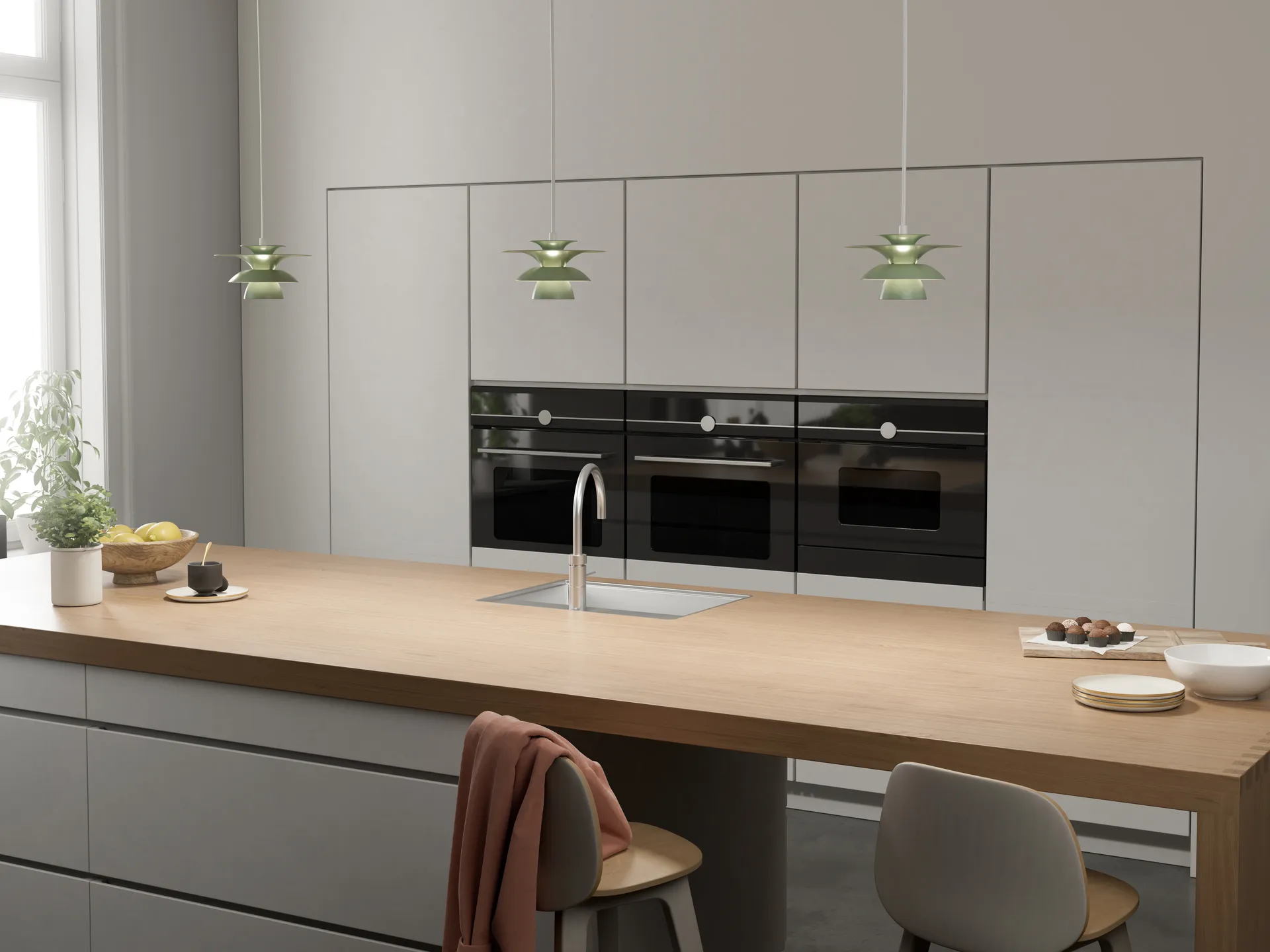 Picasso riippuvalaisin Ø18 cm, Soft salvia Belid