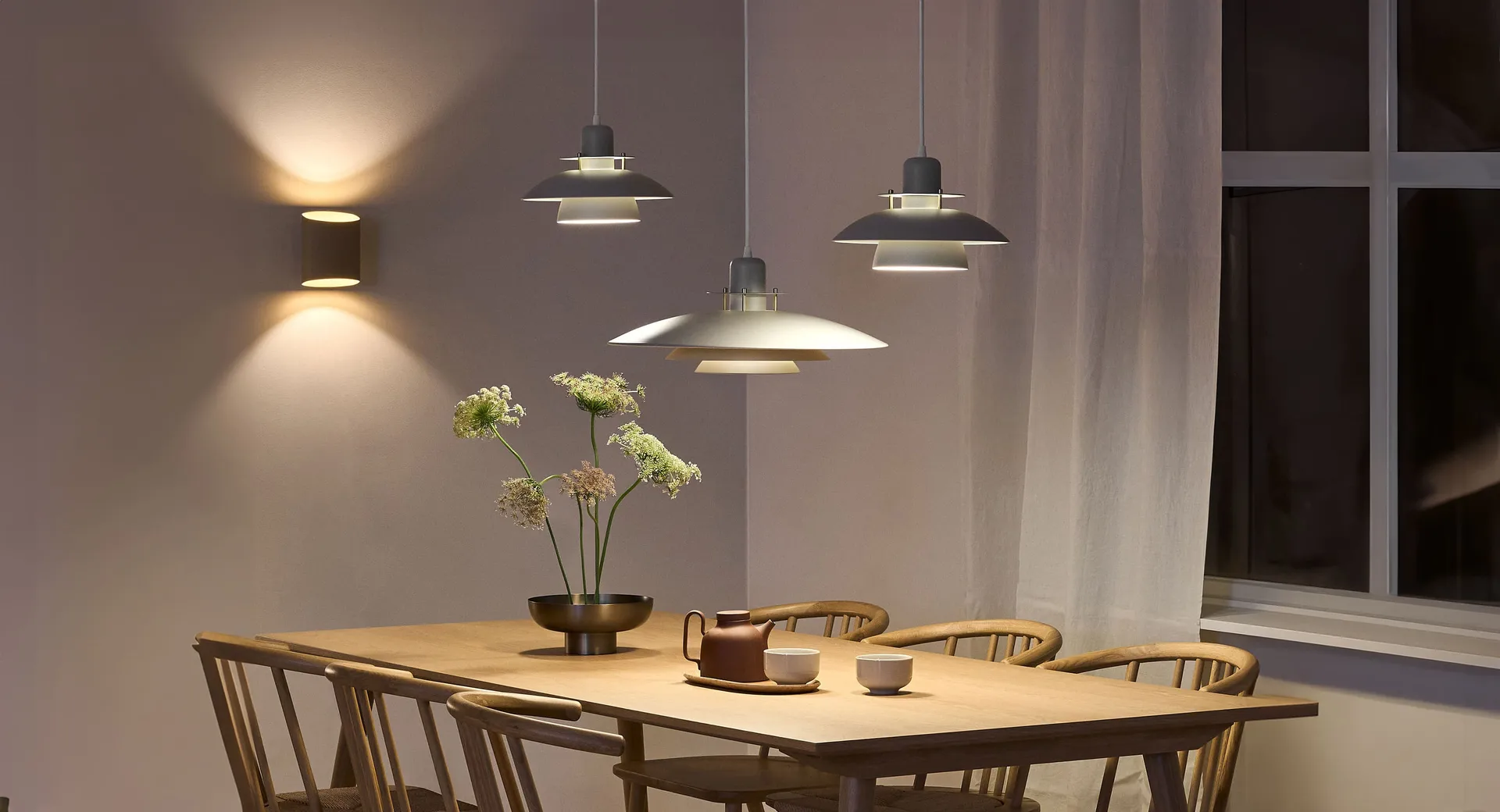 Primus riippuvalaisin Ø 43 cm, Valkoinen-kromi Belid