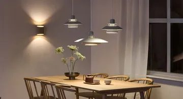 Primus riippuvalaisin Ø 43 cm - Valkoinen-kromi - Belid