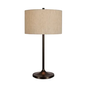 Soft pöytälamppu - Pellava luonnonvärinen-metallic bronze, Ø34x64 cm - Belid