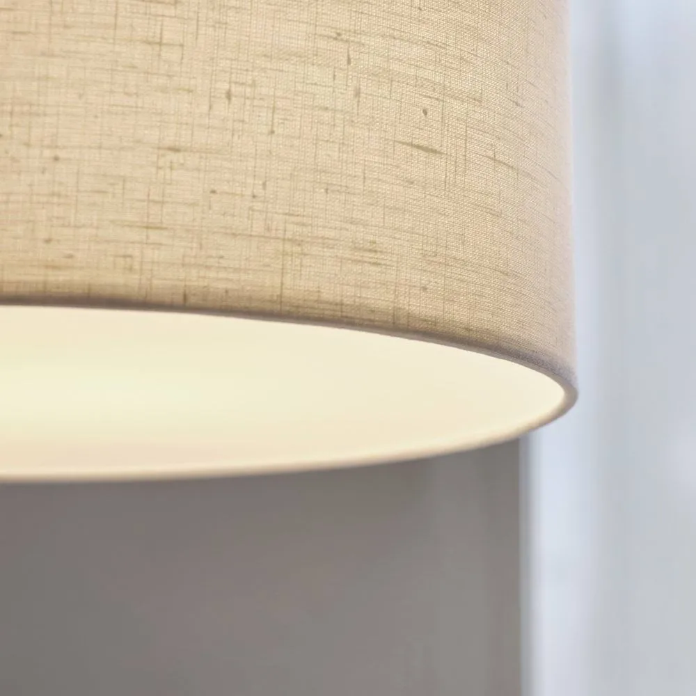 Soft riippuvalaisin Ø40 cm, Pellava luonnonvärinen-metallic pronssi, Ø44 cm Belid