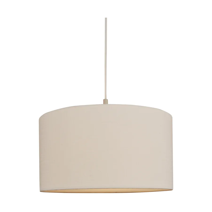 Soft riippuvalaisin Ø40 cm, Pellava valkoinen-hiekka, Ø44 cm Belid