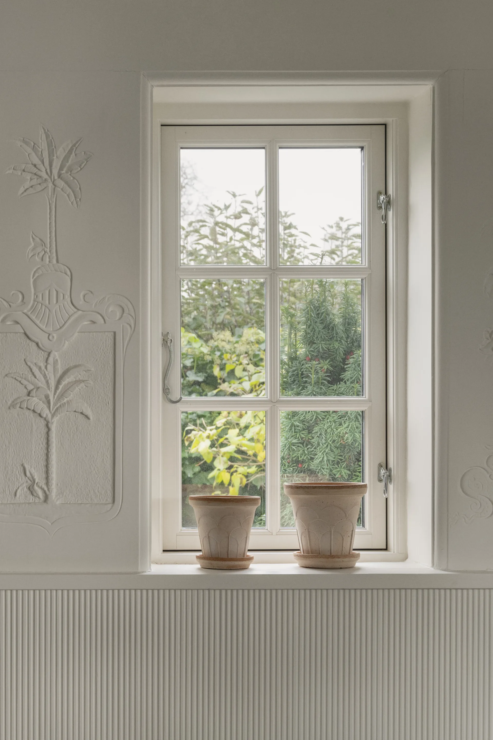 Fleur ruukku aluslautasella 2 osaa, Rosa, Ø12 cm Bergs Potter