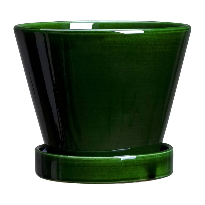 Julie ruukku lasitettu Ø 21 cm - Green - Bergs Potter