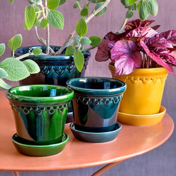 Københavner ruukku lasitettu Ø18 cm - Keltainen - Bergs Potter