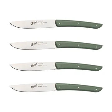 Color lihaveitsi 4-pack 11 cm - oliivinvihreä - Berkel