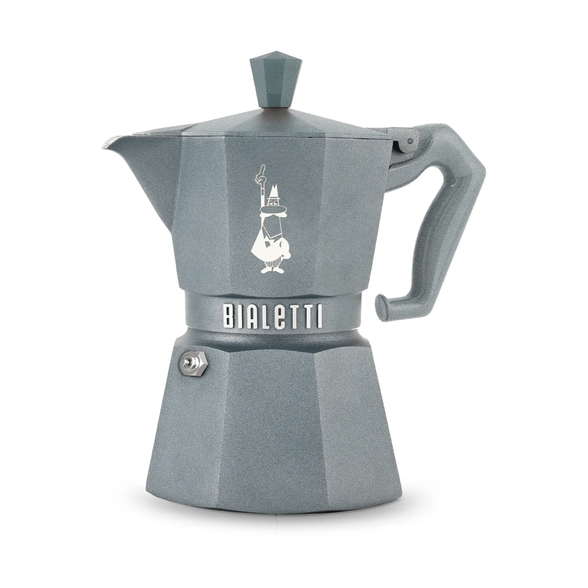 Bialetti Bialetti exclusive mokkakeitin induktiolle Harmaa, 3 kuppia