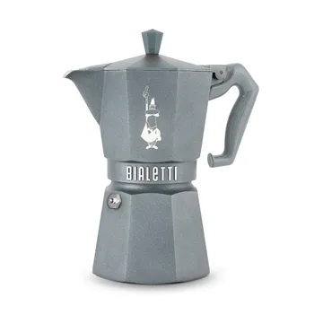 Bialetti exclusive mokkakeitin induktiolle - Harmaa, 6 kuppia - Bialetti