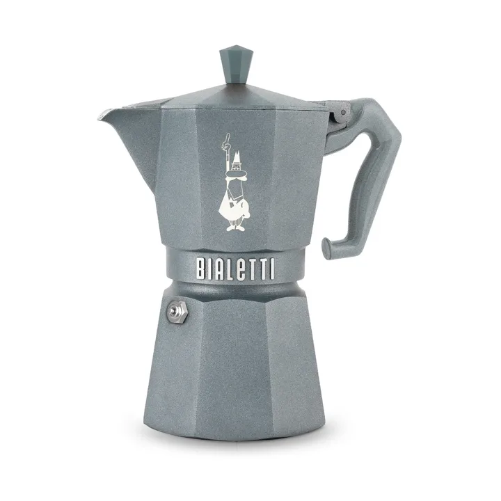 Bialetti exclusive mokkakeitin induktiolle - Harmaa, 6 kuppia - Bialetti