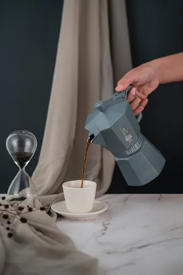 Bialetti exclusive mokkakeitin induktiolle - Harmaa, 6 kuppia - Bialetti