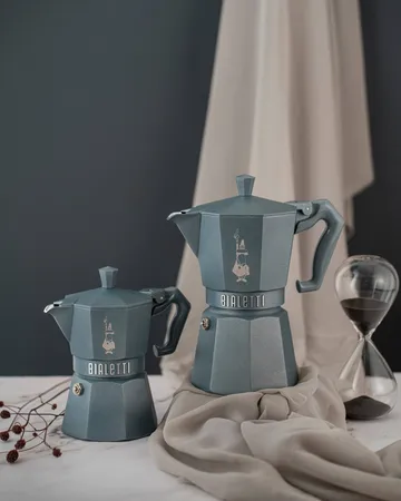 Bialetti exclusive mokkakeitin induktiolle - Harmaa, 6 kuppia - Bialetti